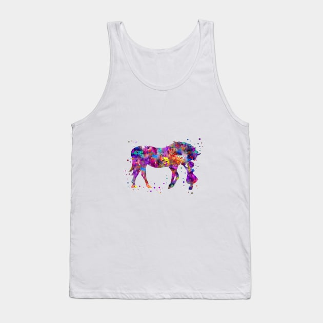 Little girl and horse Tank Top by RosaliArt